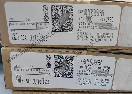 BQ7695202PFBR Ολοκληρωμένο Κύκλωμα Τσιπ Υψηλής Ακρίβειας Παρακολούθησης και Προστασίας Μπαταρίας TQFP-48