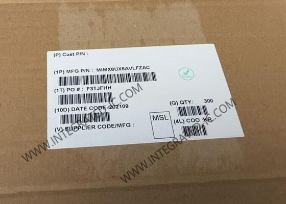 MIMX8UX5AVLFZAC Μικροελεγκτής MCU 5Core 64Bit Ενσωματωμένοι μικροεπεξεργαστές IC BGA-1296