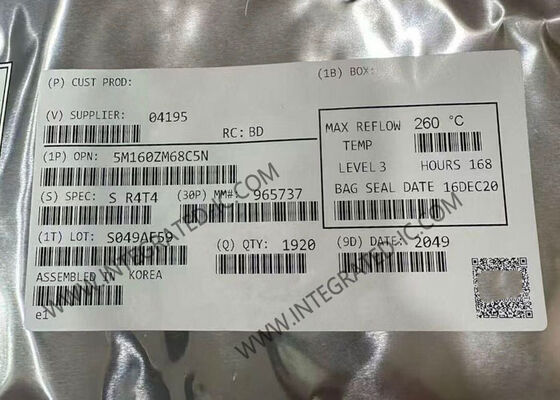 5M160ZM68C5N Πεδίο Προγραμματίσιμη Πύλη Σύνολο χαμηλής ισχύος MAX V Σύνθετες Προγραμματίσιμες Λογικές Συσκευές