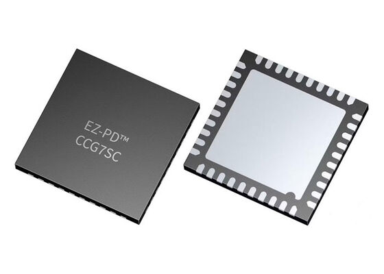 Ολοκληρωμένο Κύκλωμα CYPD7171-40LQXQ EZ-PD™ CCG7SC Ελεγκτής Παροχής Ενέργειας USB-C Μονής Θύρας VQFN-40