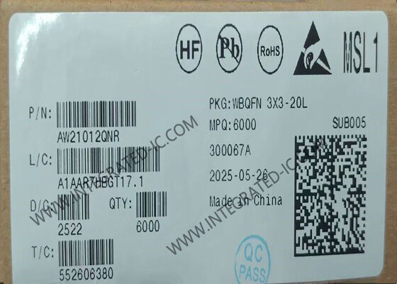 AW21012QNR Διοδηγός LED 12 καναλιών με 256 επίπεδα PWM και διεπαφή I2C