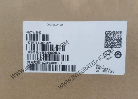 AD8418BRMZ Διοπτικός ενισχυτής αισθητήρα ρεύματος μηδενικής κίνησης με υψηλή τάση και ευρύ εύρος θερμοκρασιών MSOP-8