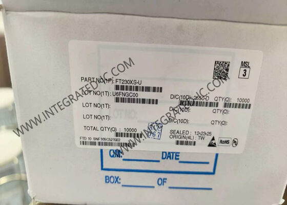 FT230XS-U ολοκληρωμένο κύκλωμα τσιπ 12Mb/s USB Full Speed ​​to 3MBaud UART Interface με χαμηλή κατανάλωση ενέργειας 8mA