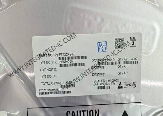 FT230XS Integrated Circuit Chip USB 2.0 πλήρης ταχύτητας σε UART IC με ταχύτητα δεδομένων 3MBaud και ανίχνευση φορτιστή USB
