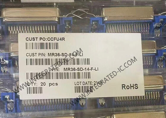 MR36-SD-14-F-LI 14-pin High-Density Ribbon IDC Connector με χρυσό επιχρυσωμένες επαφές για ακριβή τοποθέτηση