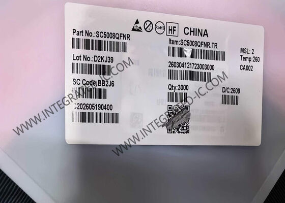 SC5008QFNR Integrated Circuit Chip 15W Power Stage IC με απομόνωση τάσης / ρεύματος για συμμορφούμενους ασύρματους πομπούς ισχύος WPC QI 1.3 & 2.0