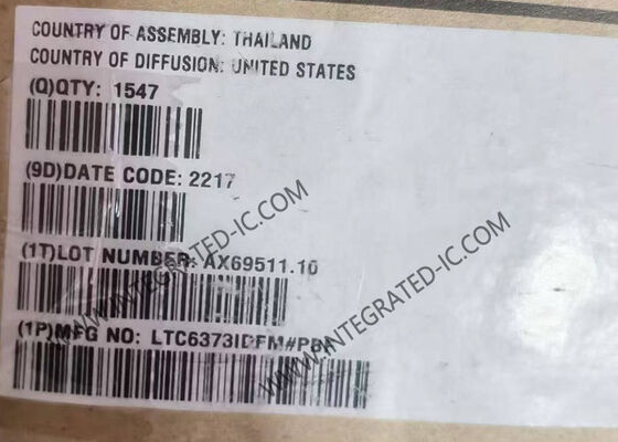 LTC6373IDFM 36V πλήρως διαφορικό ενισχυτή οργάνων προγραμματισμού με κέρδος με 25pA εισερχόμενο ρεύμα παρεκκλίσεων