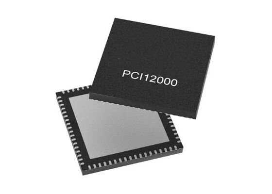 PCI12000CT-I/ZUX Ethernet IC μονό-τσίπ 3 θύρων PCIe Switch VQFN-72 Ethernet Bridges