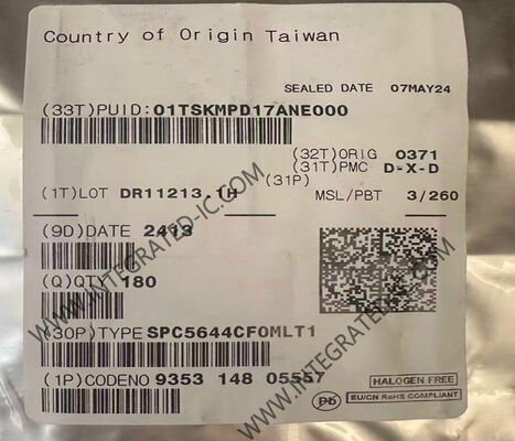SPC5644CF0MLT1 MCU μικροελεγκτή διπλού πυρήνα 32 bit με μνήμη προγράμματος 1,5 MB και MCU 177 I/O LQFP-208 MPC564xB-C
