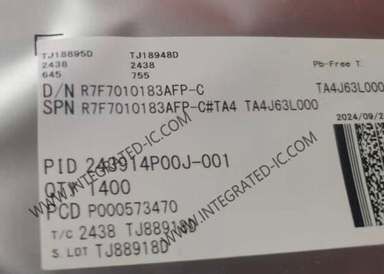 R7F7010183AFP Μικροελεγκτής γενικής χρήσης 32 bit MCU με κάμερα AHL RH850/F1L MCU
