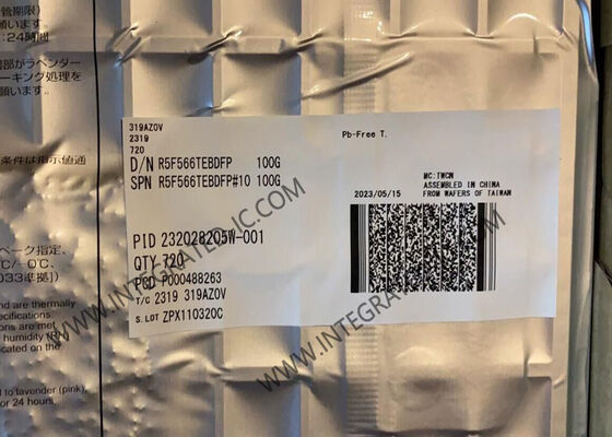 R5F566TEBDFP RX66T Μικροελεγκτής MCU με ταχύτητα 160MHz 32-bit RXv3 Core για έλεγχο κινητήρα