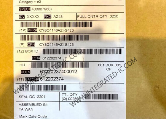 CY8C4146AZI-S423 Ενσωματωμένος μικροελεγκτής MCU μονοπύρηνος μικροελεγκτής 32 bit