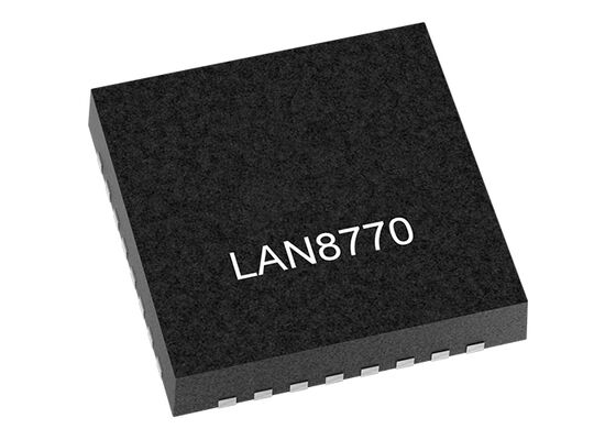 Ολοκληρωμένο κύκλωμα Ethernet LAN8770MT-V/PRA, μονής θύρας, VelocityDRIVE™, πομποδέκτης Ethernet 100BASE-T1