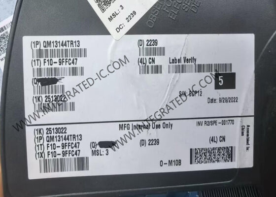 QM13144 Τσιπ ολοκληρωμένου κυκλώματος χαμηλής απώλειας 4xSPST RF Switch με εμβέλεια 600 MHz έως 6.000 MHz σε εξαιρετικά συμπαγές πακέτο QFN