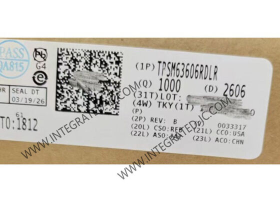 TPSM63606RDLR Ολοκληρωμένο Κύκλωμα Τσιπ Υψηλής Πυκνότητας 6A Συγχρονισμένης Buck DC/DC Μονάδας Τροφοδοσίας