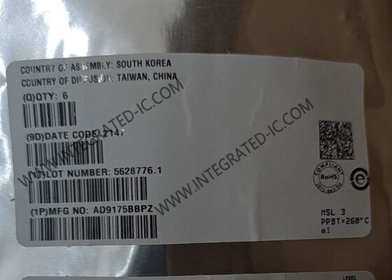 Τσιπ ολοκληρωμένου κυκλώματος AD9175BBPZ 12.6GSPS RF Ψηφιακοί σε αναλογικοί μετατροπείς BGA-144