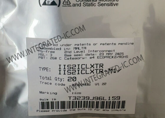Αισθητήρας IC IIS2ICLXTR Δύο άξονες ψηφιακό κλίνομετρο αισθητήρες κίνησης