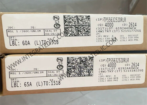 TPS563252DRLR Τσιπ ολοκληρωμένου κυκλώματος 3V έως 17V Ενδοφλέβια τάση 3A 1.2Mhz Συγχρονισμένος μετατροπέας Buck
