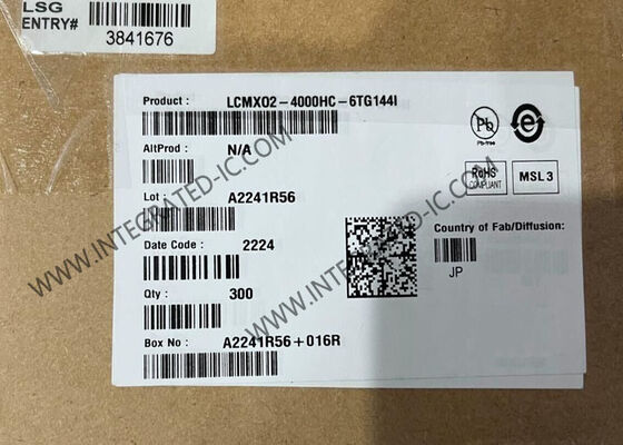 LCMXO2-4000HC-6TG144I Field Programmable Gate Array FPGA Chip με ταχύτητα 388MHz 540LAB και πακέτο TQFP144