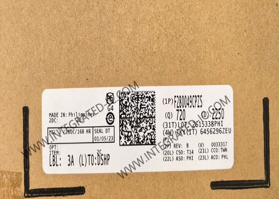 F280049CPZS MCU μικροελεγκτή πραγματικού χρόνου 32 bit με ταχύτητα 100MHz, μνήμη φλας 256KB και 40 πίνες I / O