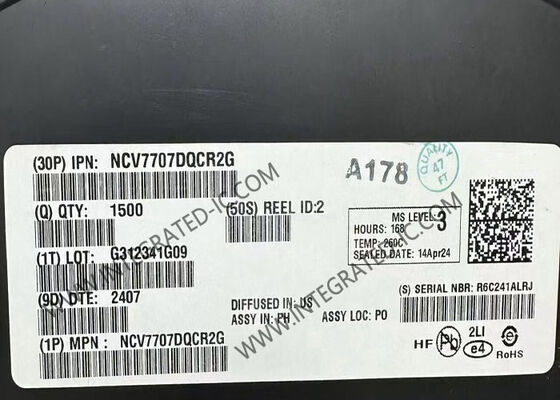 NCV7707DQCR2G 6.5mA Τσιπ ολοκληρωμένου κυκλώματος IC για οδηγό αυτοκινητοβιομηχανικής θύρας-μοντούλης