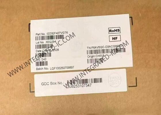 GD32F427VGT6 MCU 32-bit με 200MHz Arm Cortex-M4 για γραφική οθόνη σε 2.6V έως 3.6V