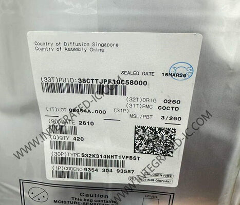 Μικροελεγκτής MCU S32K314NHT1VPBST Αυτοκίνητο 160MHz 4MB Flash 32Bit MCU QFP172