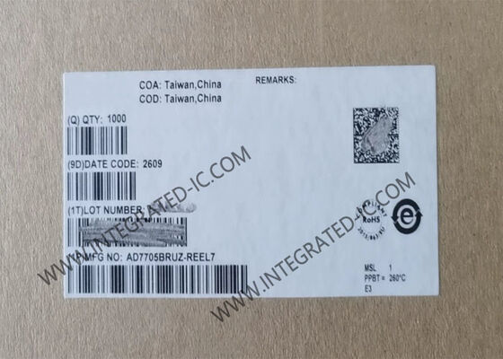 AD7705BRUZ 16-Bit Sigma-Delta Αναλογικός σε Ψηφιακός Μετατροπέας 1mW ADC Ολοκληρωμένο Κύκλωμα Chip