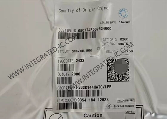 Μικροελεγκτής MCU FS32K144HAT0VLF 32-Bit 80MHz ARM Cortex-M4F Μικροελεγκτής IC 48-LQFP