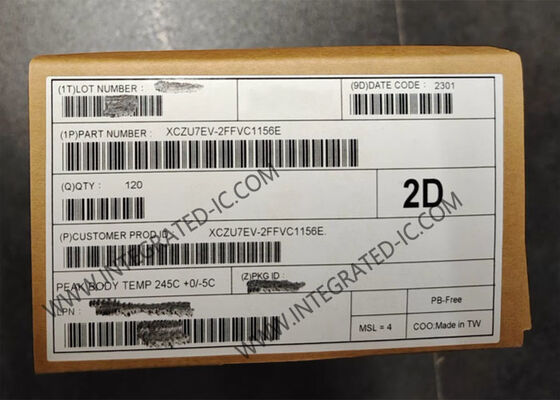 Πεδίο Προγραμματισμού Πύλης XCZU7EV-2FFVC1156E 256KB 504K λογικά κύτταρα SoC FPGA