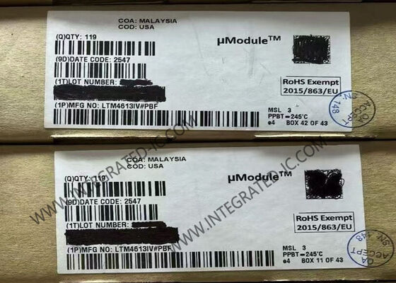 LTM4613IV Τσιπ ολοκληρωμένου κυκλώματος Υπερχαμηλός θόρυβος 8A DC/DC μΜονούλος ρυθμιστής