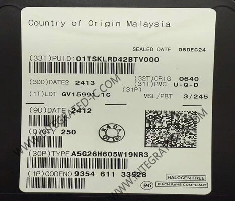 A5G26H605W19NR3 Ολοκληρωμένο Κύκλωμα Τσιπ N-Channel MOSFET Ενίσχυσης Τρανζίστορ 85 W για 2496 έως 2690 MHz με Υψηλές Αντιστάσεις Τερματικών