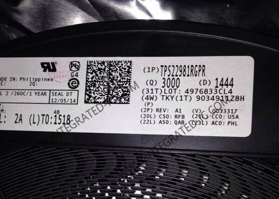 TPS22981RGPR Integrated Circuit Chip Thunderbolt™ Host/Peripheral Power Multiplexer For Thunderbolt 2