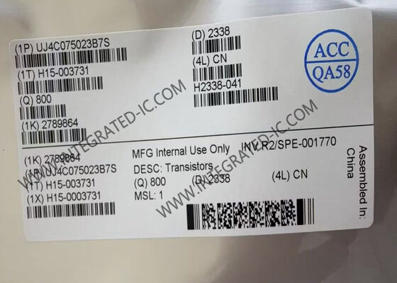 Συμπληρωμένο κύκλωμα Τσιπ UJ4C075023B7S MOSFET Τρανζιστοί D2PAK-7 SiC Τρανζιστοί