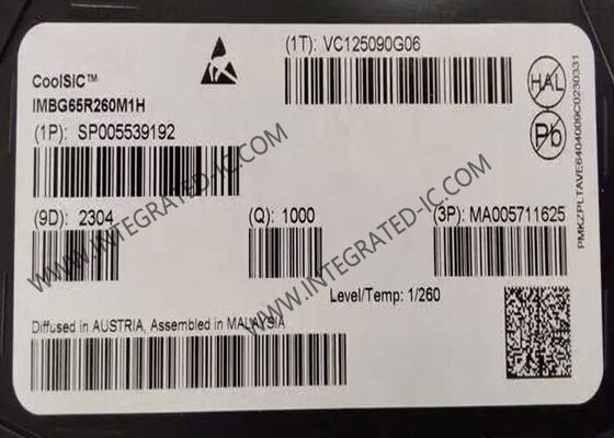 N-Channel IMBG65R260M1H MOSFETs FET καρβιδίου του πυριτίου ενιαίες κρυσταλλολυχνίες -263-8
