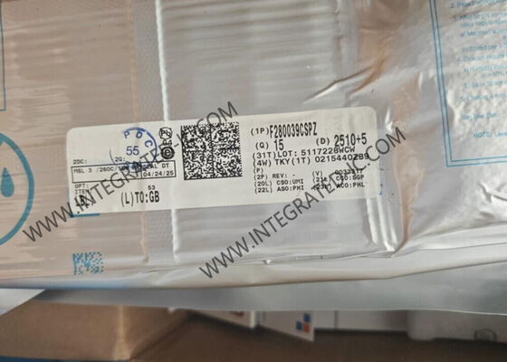 Ολοκληρωμένο κύκλωμα LQFP100 μικροελεγκτών λάμψης τσιπ F280039CSPZ 384KB ολοκληρωμένων κυκλωμάτων