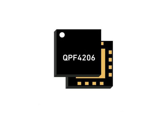 QPF4206TR13 Μονάδα RF Front End Chip WIFI 6 με συχνότητα 2,4 GHz, κέρδος 33 dB και δείκτη θορύβου 2,1 dB