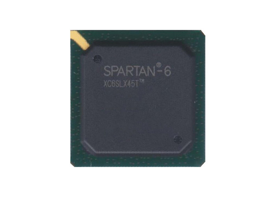 Ενσωματωμένο κύκλωμα τσιπ XC6SLX45-2FGG484I FPGA IC υψηλής ταχύτητας σειριακή συνδεσιμότητα