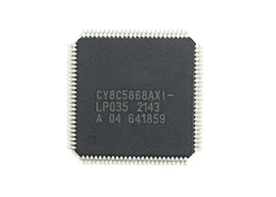 CY8C5868AXI-LP035 Μικροελεγκτής MCU 67MHz 32-bit μονοπυρηνικός MCU TQFP-100 ενσωματωμένος MCU