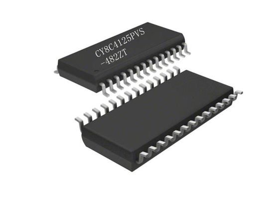Ολοκληρωμένο κύκλωμα MCU τριανταδυάμπιτο 32KB CY8C4125PVS-482ZT PSoC 4100M μικροελεγκτές 28-SSOP βραχιόνων