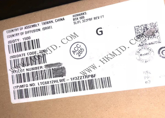 Διαχείριση μπαταριών ltc6812hlwe-1 όργανο ελέγχου σωρών μπαταριών 15-κυττάρων με τη διεπαφή αλυσίδων της Daisy