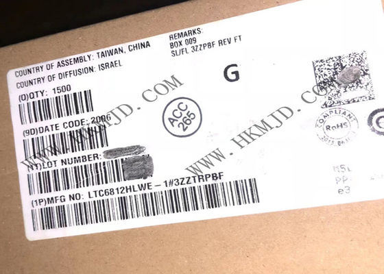 LTC6812HLWE-1 Ενοποιημένο κύκλωμα τσιπ 15-κυτταρικής μπαταρίας οθόνης στοίβας με Daisy Chain Interface