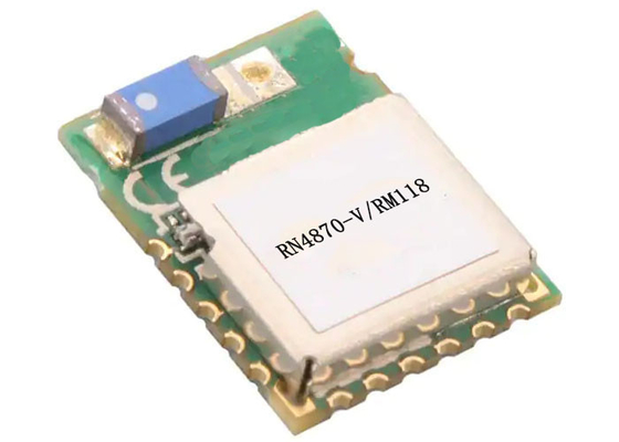 BT 5,0 ενσωματωμένη RN4870-V/RM118 πομποδεκτών 2.4GHz ενότητα 33-SMD ενότητας