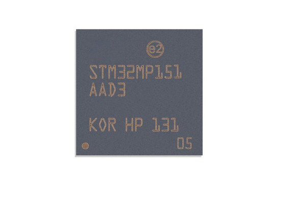 1 τριανταδυάμπιτο 209MHz 257-TFBGA ολοκληρωμένο κύκλωμα μικροεπεξεργαστών συσκευασίας πυρήνων STM32MP151AAD3
