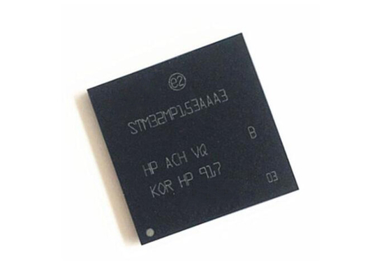 Διπλός μικροελεγκτής MCU φλοιών A7 448LFBGA πυρήνων τσιπ STM32MP153AAA3 μικροεπεξεργαστών