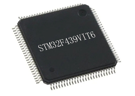 συσκευασία 100-LQFP μικροελεγκτών MCU STM32F439VIT6 ενιαίος-πυρήνων 180MHz 2MB