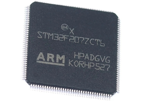 STM32F207ZCT6 η τριανταδυάμπιτη επιφάνεια ολοκληρωμένου κυκλώματος 144-LQFP μικροελεγκτών ενιαίος-πυρήνων τοποθετεί