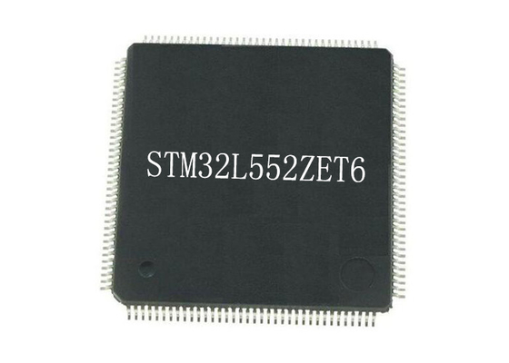 Τριανταδυάμπιτη ΛΆΜΨΗ τσιπ 110MHz 512KB μικροελεγκτών μικροελεγκτών MCU STM32L552ZET6