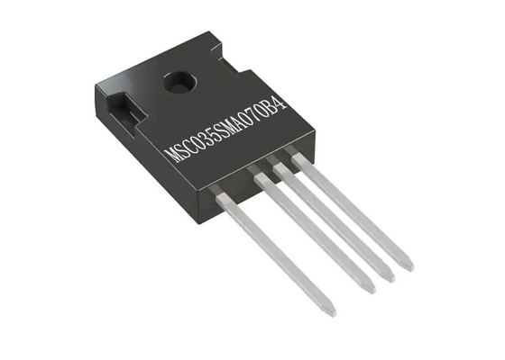 N-Channel τσιπ MSC035SMA070B4 ολοκληρωμένων κυκλωμάτων MOSFETs -247-4 καρβίδιο του πυριτίου