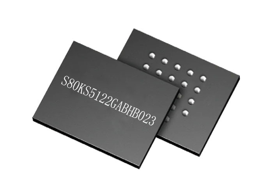 Μνήμη IC Chip S80KS5122GABHB023 24-VBGA επιφάνεια Mount 200MHz ψευδο SRAM IC